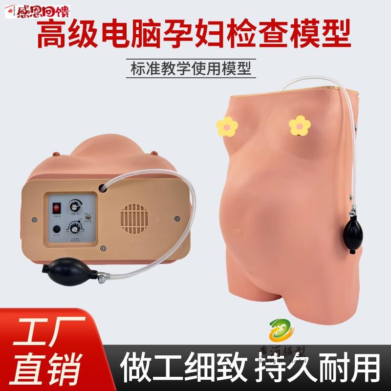 电脑孕妇检查模型产科四步触诊法胎心音听诊训练c仿真骨盆测量充