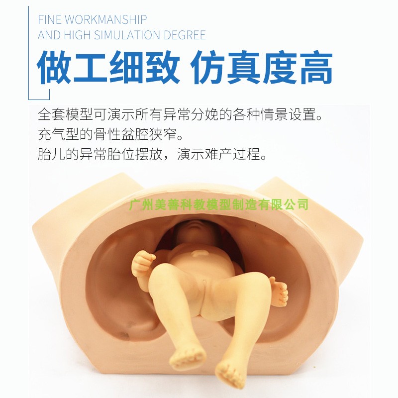 高级难产示教训练模型 孕妇难产模型 妇产科分娩示V教助产 模拟人