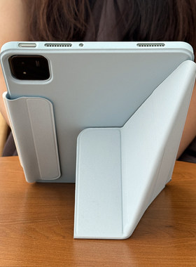 适用小米8平板7spro12.5保护壳kpad磁吸搭扣6全包边适用红米Redmi12.1防弯防摔se11指纹12.4无笔槽套软胶一体