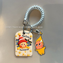 满屏星雪糕筒小人门禁水滴小卡套钥匙扣迷你NFC感应小区公交卡交通电梯IC卡防摔保护套