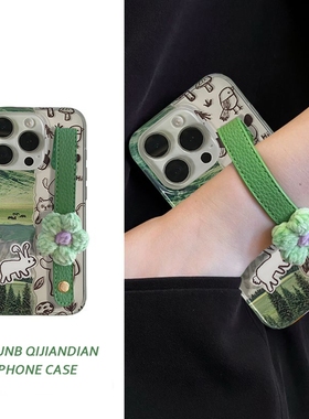 动物草原拼接线条动物适用小米15Pro手机壳14高级k80个性k70简约k60小众13保护套12红米note14/11潮k40软