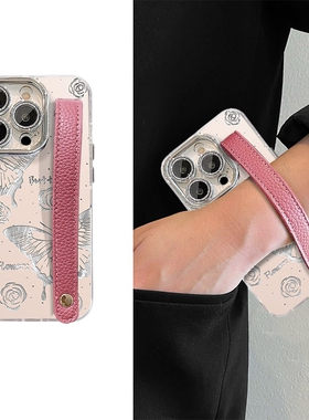 银色玫瑰蝴蝶适用华为nova13Pro手机壳12/11高级10/9个性8荣耀300/200小众100简约90防摔80软70