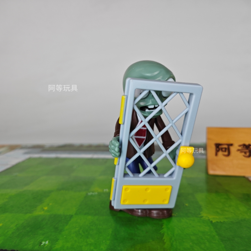 正版铁网门僵尸可拆装武器玩具