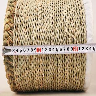 云南文山草墩凳子手工稻草编织坐墩蒲团坐垫透气家居家具25*30cm