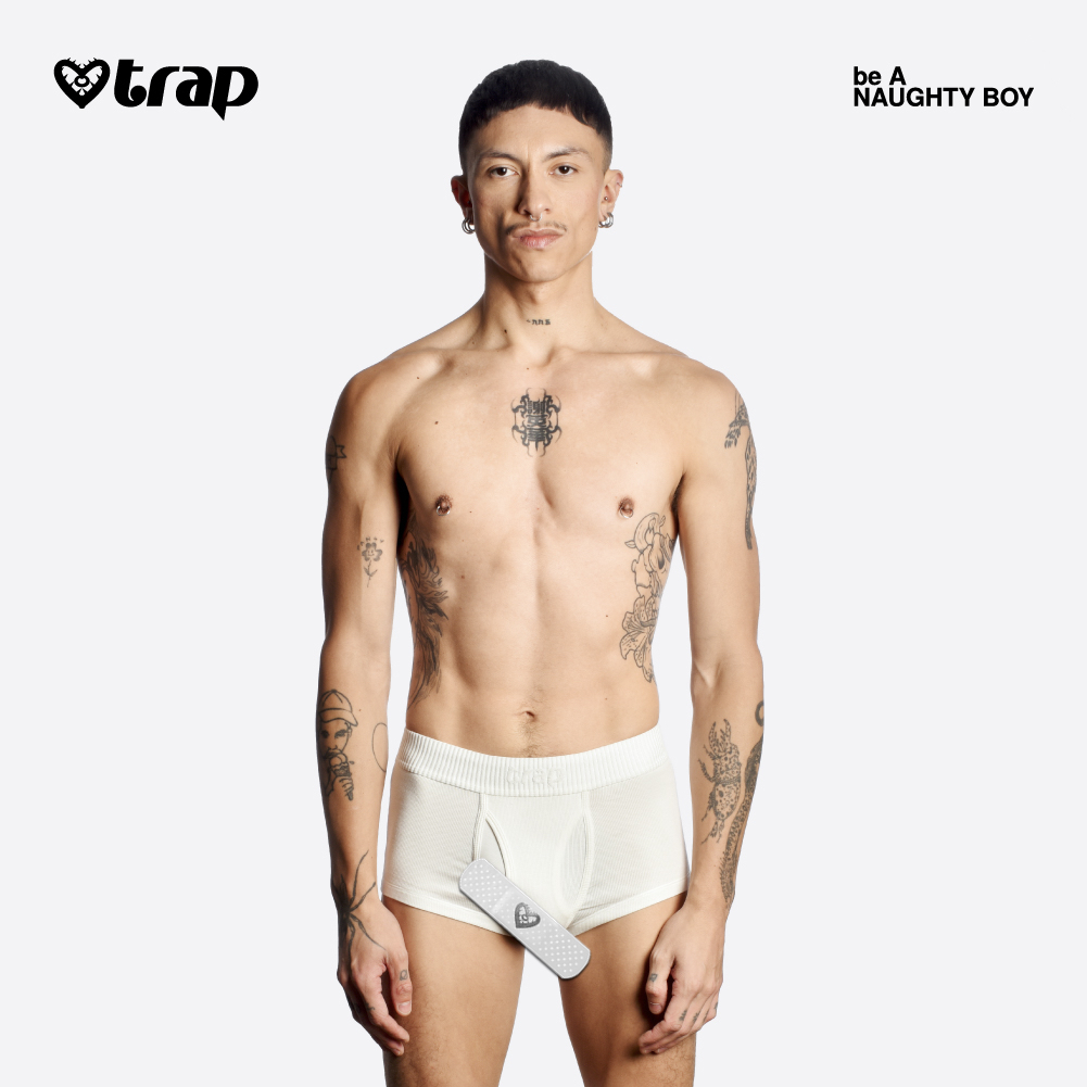 Trap体育生白袜解构平角内裤