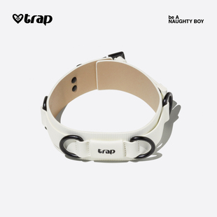 Trap「玩味」系列内衣配件可调节御犬皮革项圈