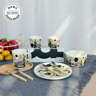 芬兰Marimekko玛莉美歌 樱桃 车轮兔 番茄 麋鹿 狐狸 系列餐具