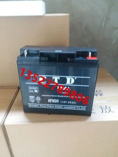 CTD蓄电池12V20 进口电瓶铅酸免维护现货机房电梯 6GFM20德国原装