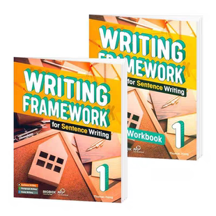 原版进口Compass少儿英语Writing Framework for Sentence Paragraph Essay writing 句子段落短文写作框架教材