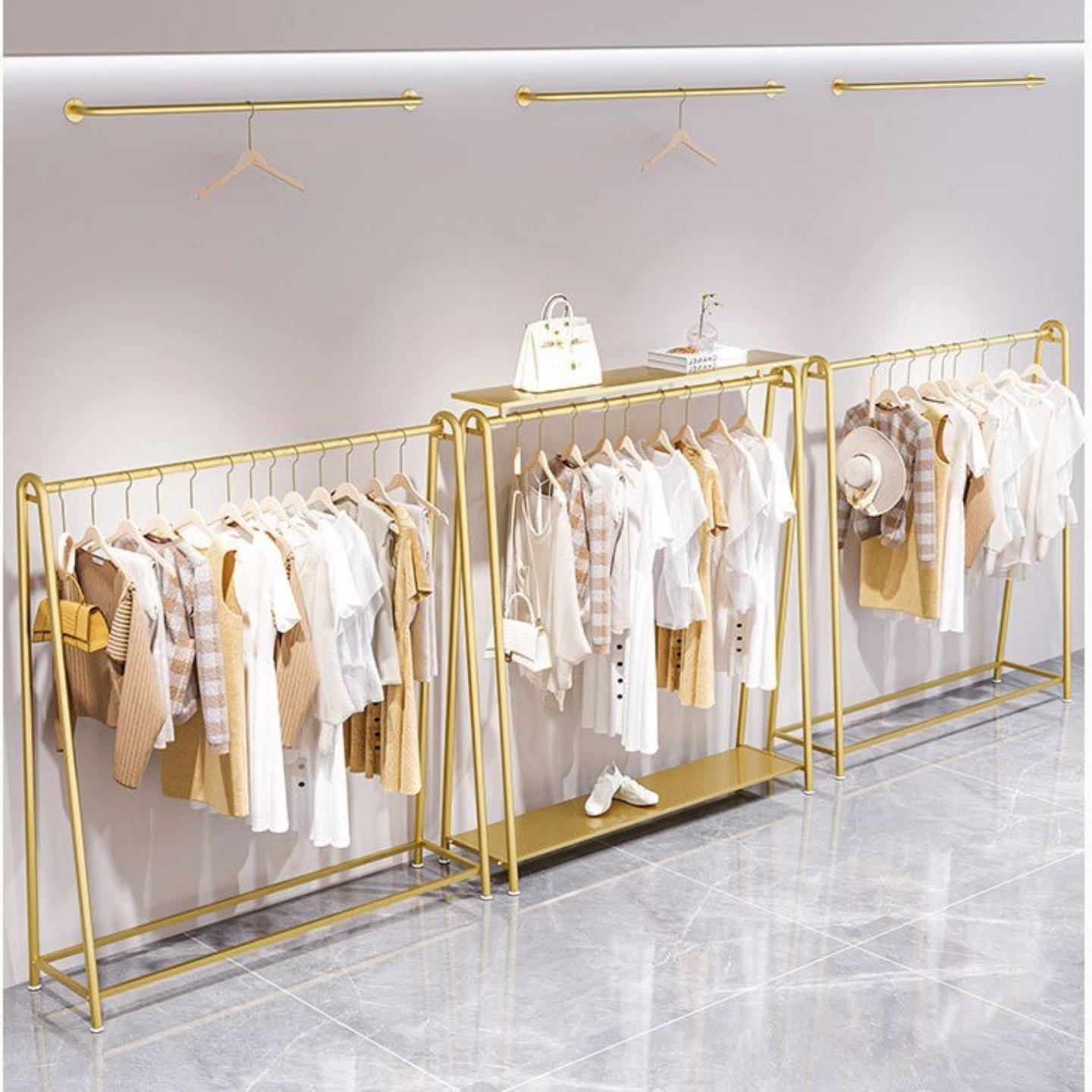服装店展示架金色家用卧室专用