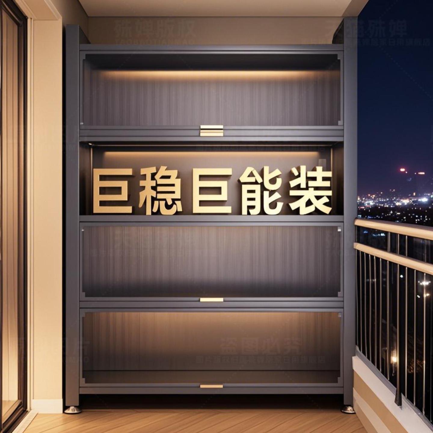 阳台柜置物架2026新款家用落地图片