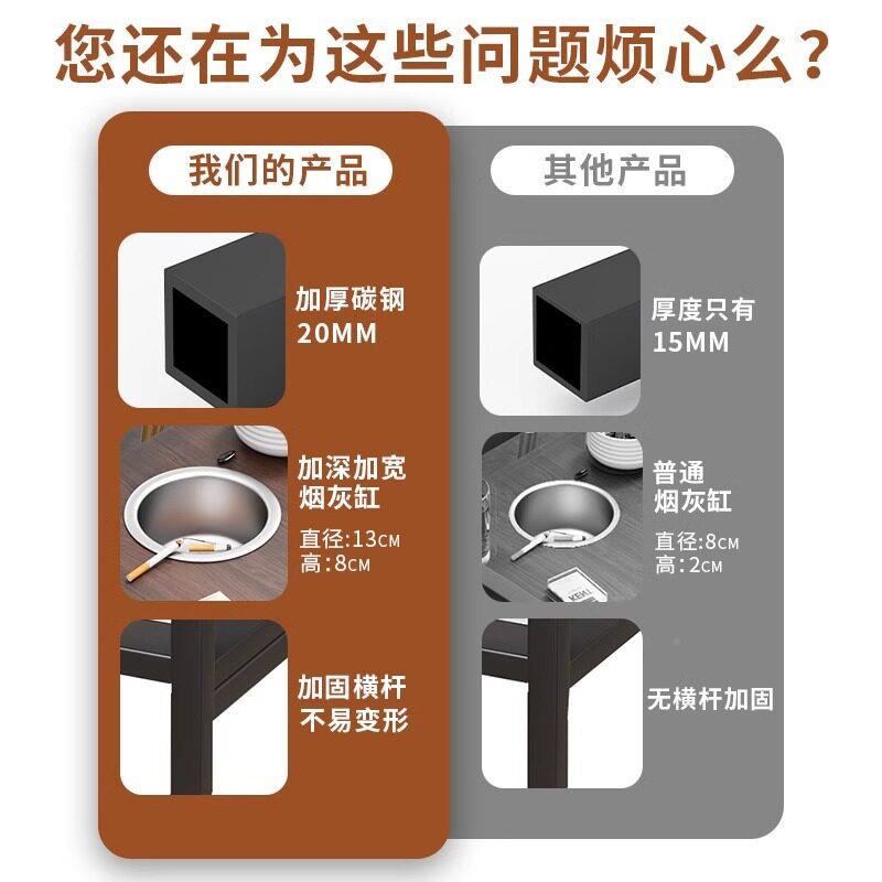 麻将小几棋牌室打牌可移动茶物水佐致(收桌带缸茶水架烟客厅小边