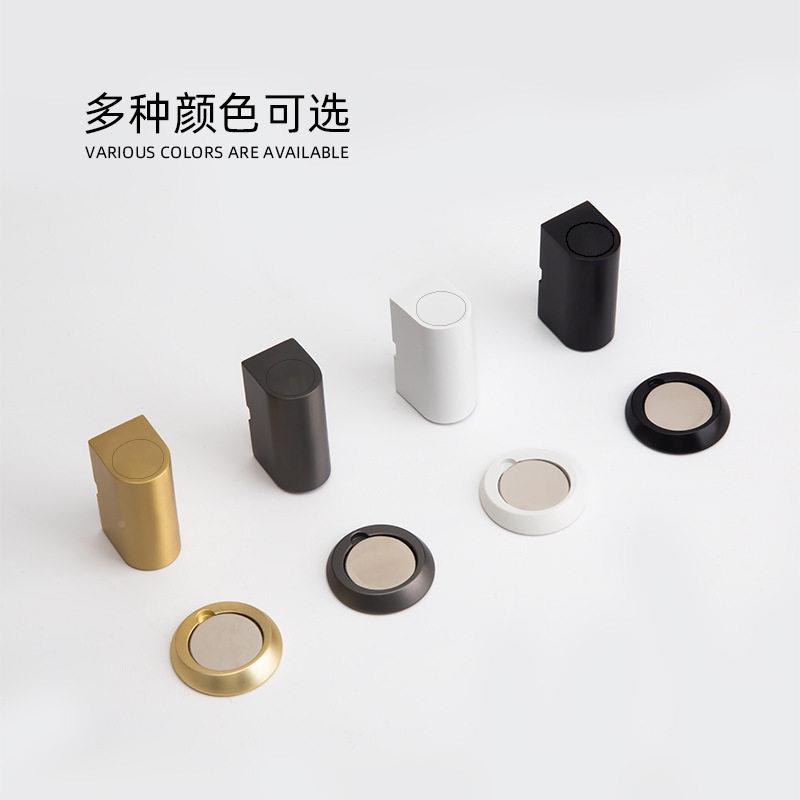 厂直售极简隐形门吸工生间佐致(收约全铜门吸防风地吸免打卫孔防