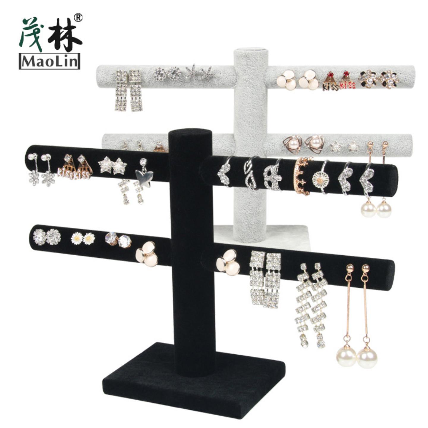 韩式两层耳环展示架首饰品珠宝