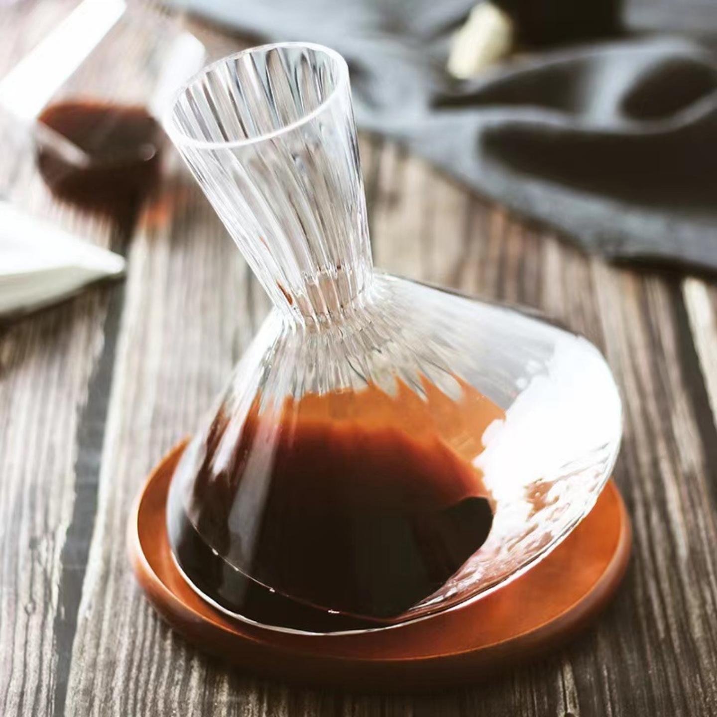 不倒翁摇摆醒酒器高档实用螺旋