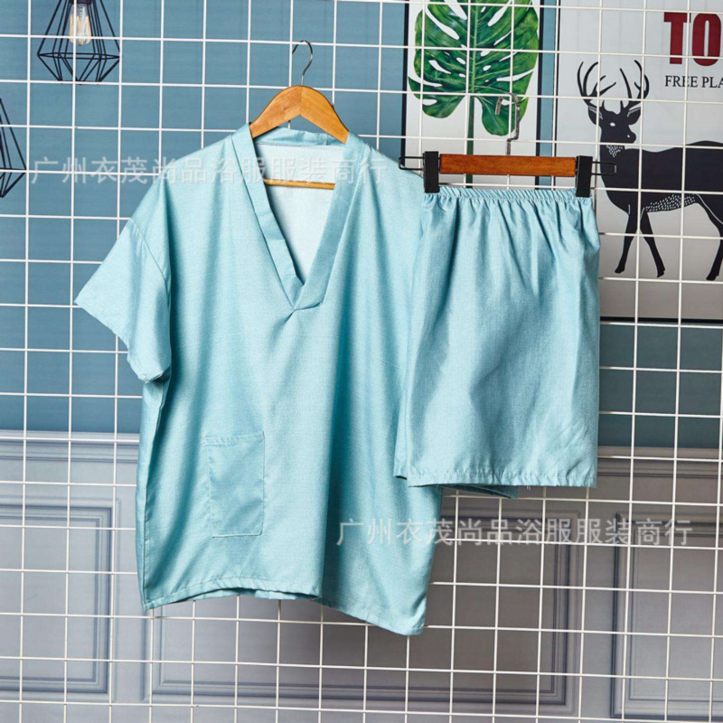 一次性浴服纯棉男汗蒸服女艾灸服