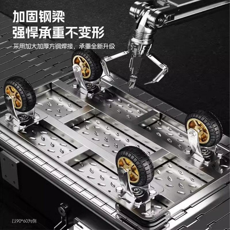 家超小推车用轻便静音拉平11111板车拖取车便携快递叠小拉车搬车