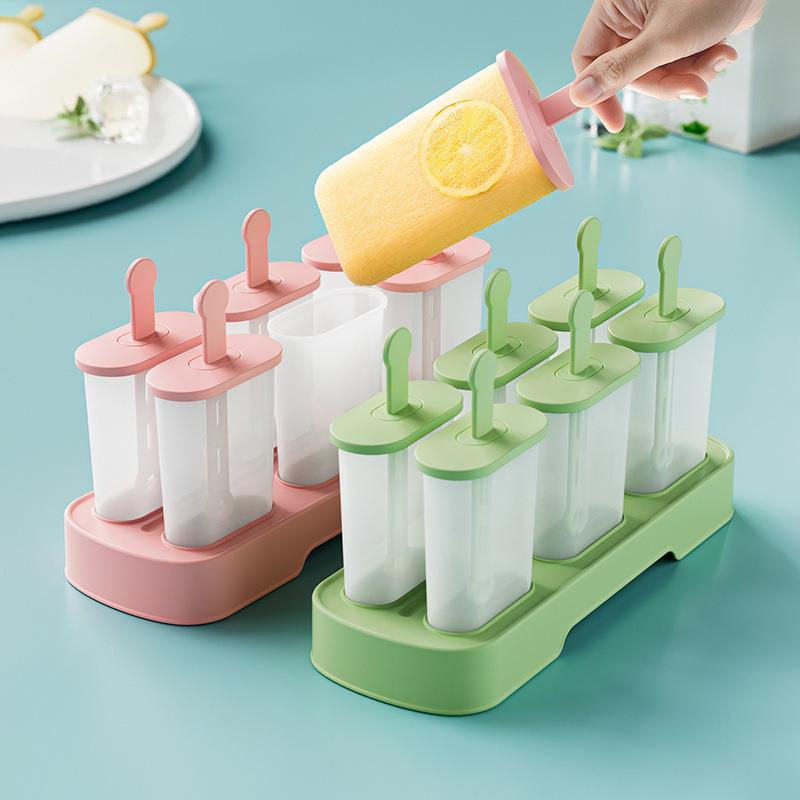 雪模具 家用做冰棍冰棒diy冰冰淇淋冻冰块盒冰W5052糕糕冰格自制