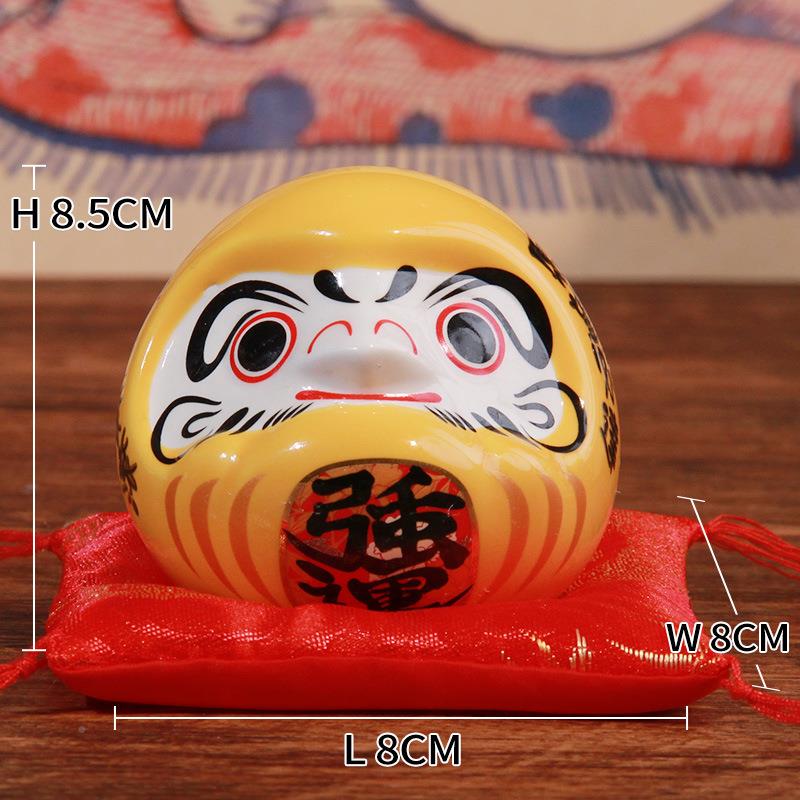 日系达摩摆件达摩蛋 饰大号、中大中小号陶达摩瓷题祖师主店铺装