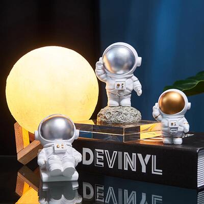 件北欧创迷你太空人模型SHBB7320摆ins风居家玄关酒柜电视柜意装