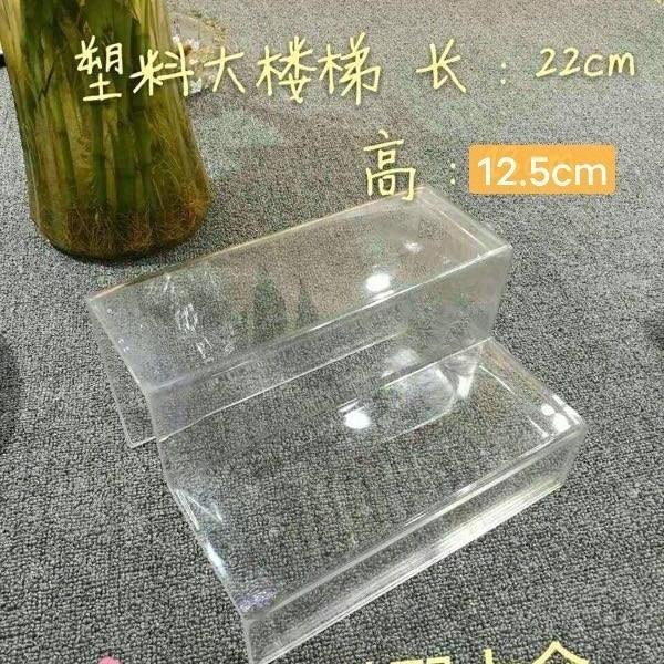 佐致(收鞋子道陈列架透组明层鞋托展示架高双低楼梯鞋包展架鞋店