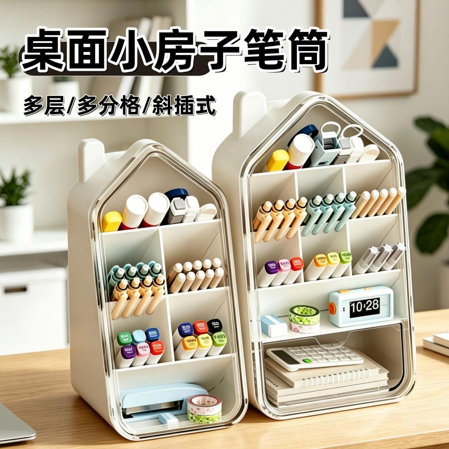 日式笔筒ins高颜值桌面文具