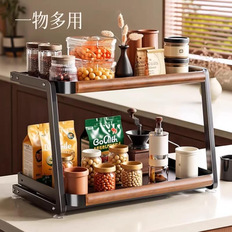 厨房调料架抽拉置架物架式厨台面多功能调味料房放油盐DU70H酱醋