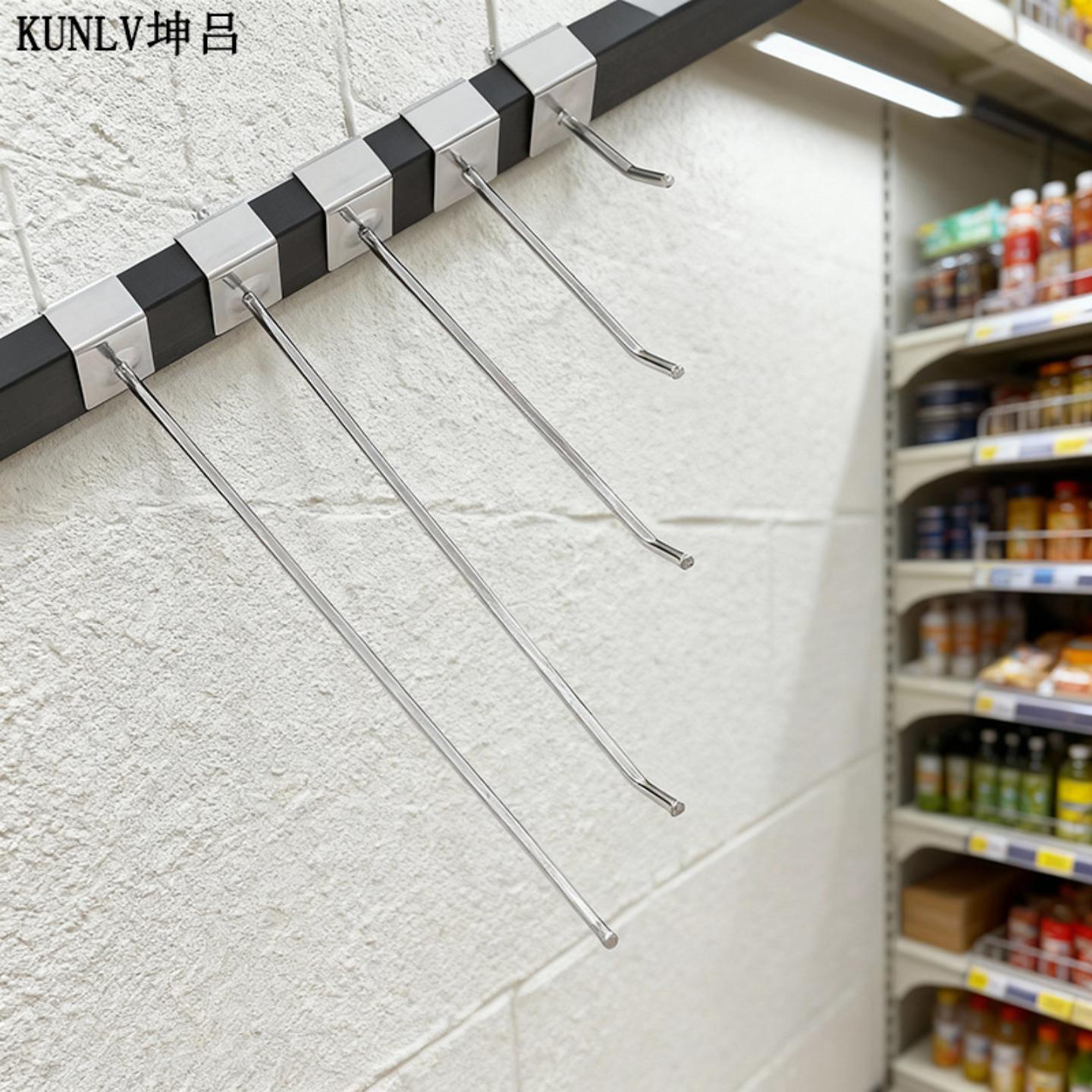 方管挂钩商超市便利店零食袜子
