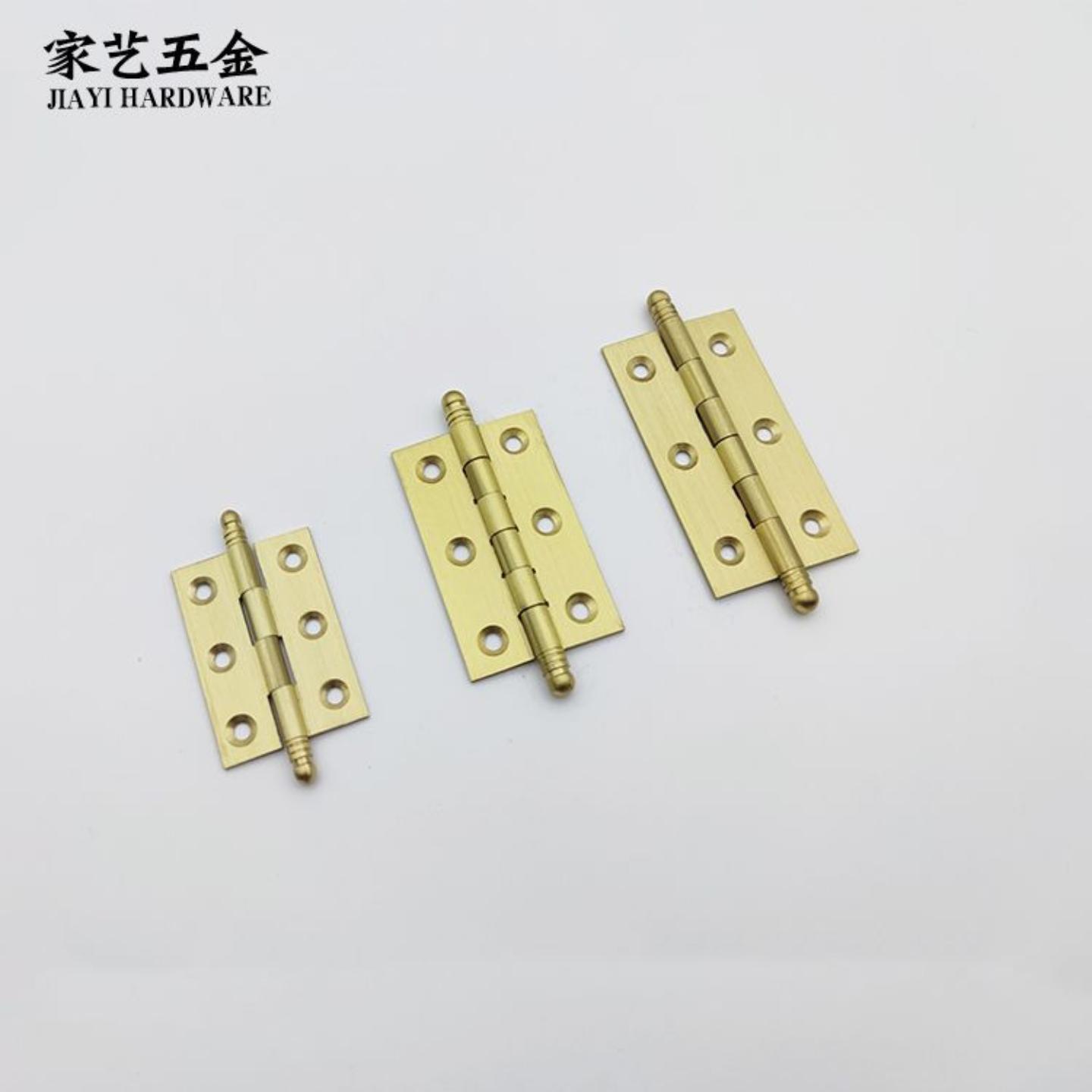 直批铜合页橱柜铜铰链明装门窗