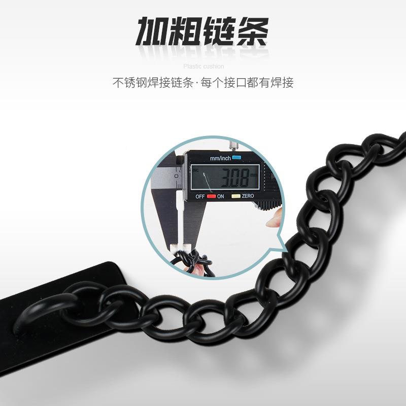窗链链纱窗限位器免式打带孔防儿童开佐致（收锁窗固定拆卸钥匙防