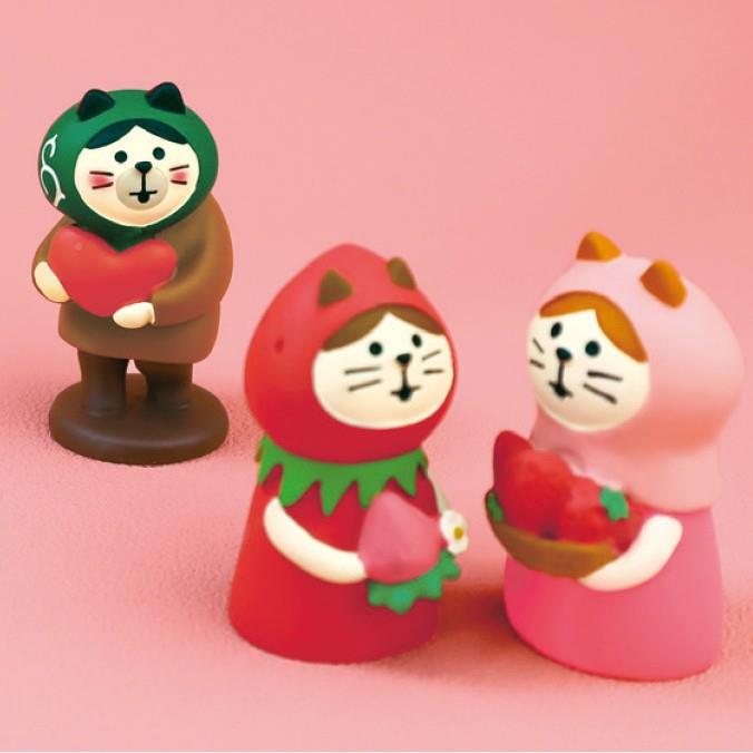 Zkk春a 季洋果子草a莓糕猫213咪可爱蛋桌面摆件工艺品拍照道具