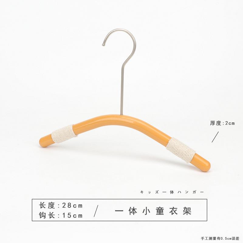 服装店专用童装亚克力体衣架一夹棉绳儿童防滑料衣撑裤l佐致(收