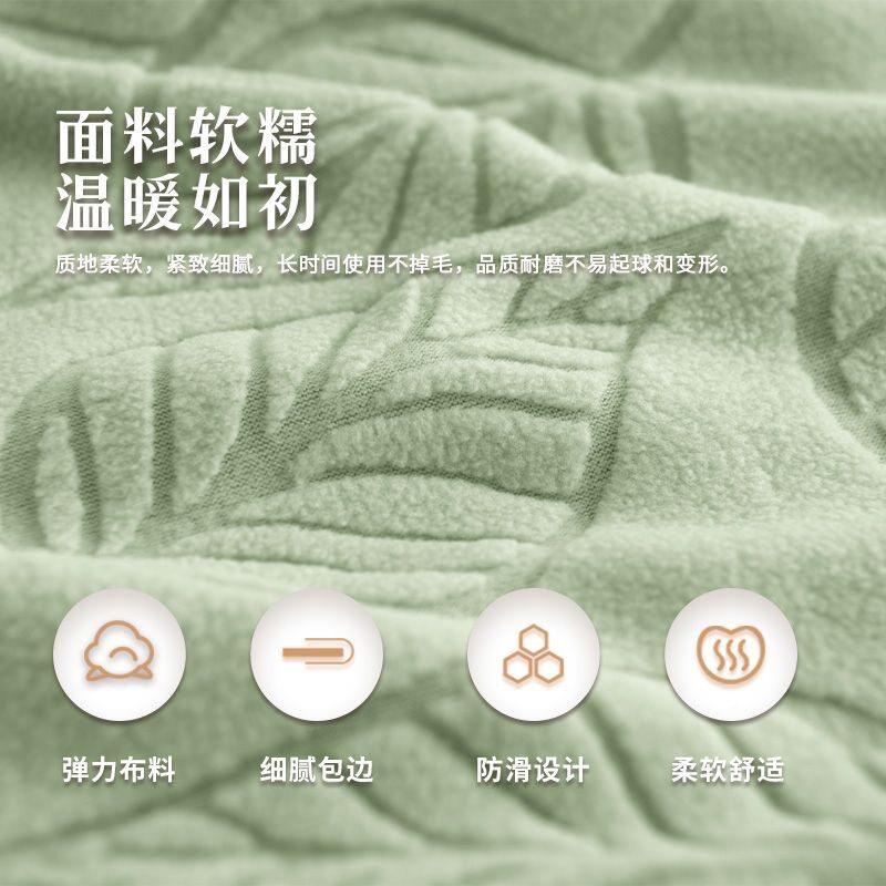 D提形花佐致（收扇椅子套罩靠背一体通用全包餐桌椅套猫抓防3加厚
