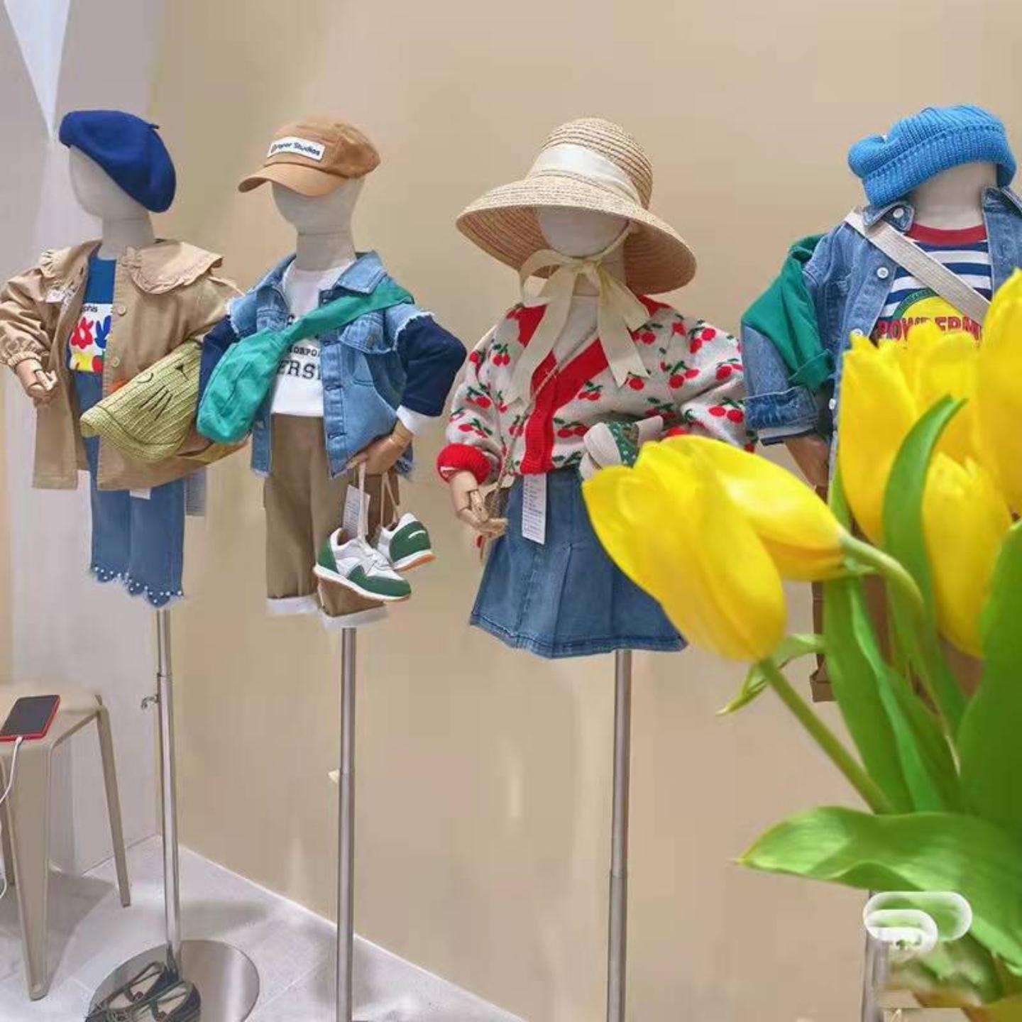 儿童模特道具半身男女小孩婴儿