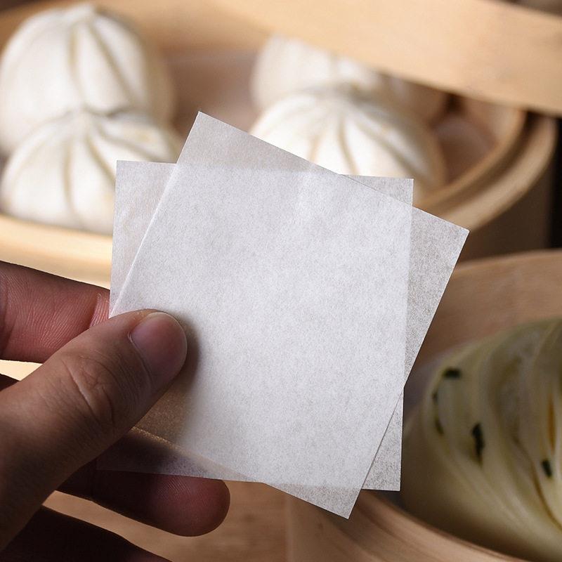 供应方 形包底纸7x7cm蒸包馒子头纸 油硅油纸 饼防干不粘纸见详情