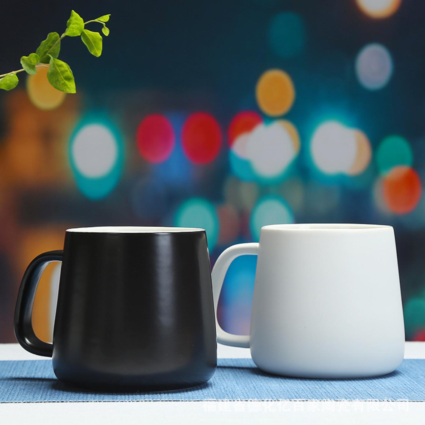 简约马克杯大容量水杯咖啡杯