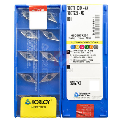 正品 韩国克洛伊 数控刀片 数控刀粒 VBGT110304-AK H01