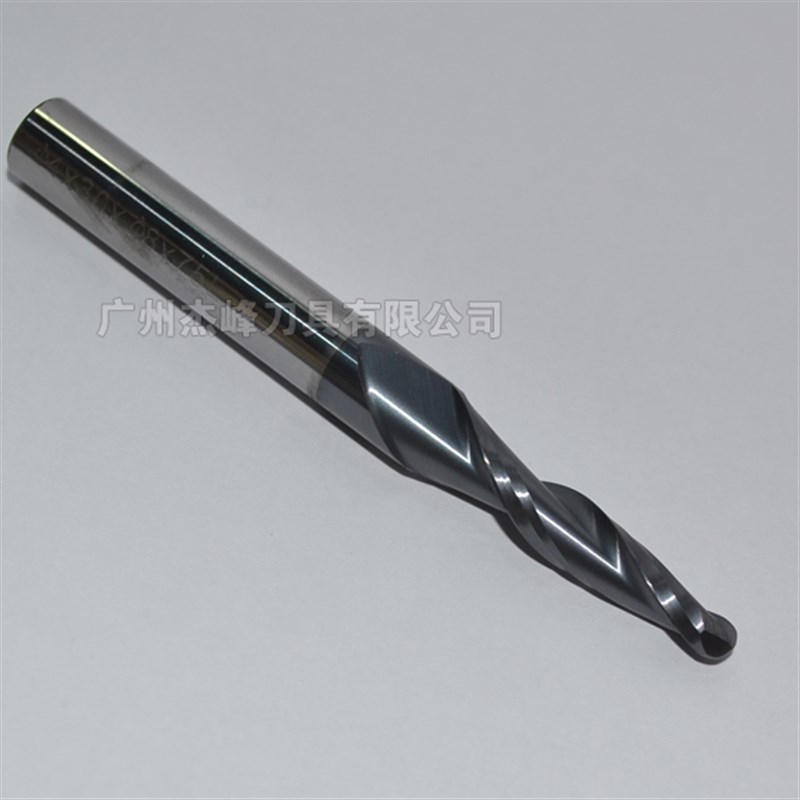 AA级8*30*R2*75L双刃斜度涂层球刀整体合金锥度球头铣刀深浮雕刀