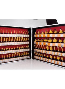 1/4 8MM 1/2 套装雕刻机修边机12支15支24支35支405070100支铣刀