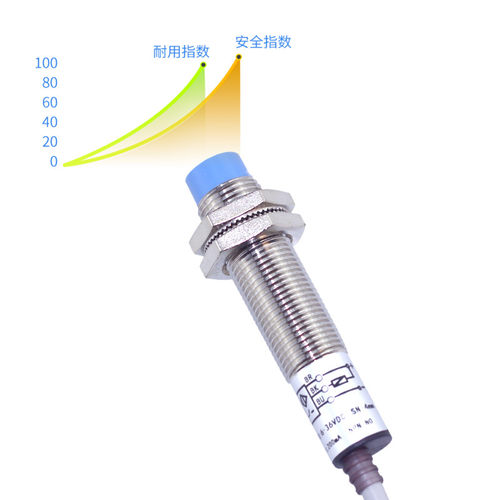 鑫社 M12电感式接近开关非埋入 LJ12A3-4-Z/BX 直流NPN常开传感器