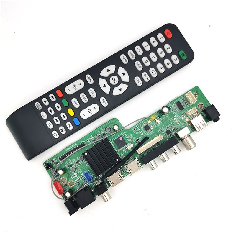 全新M368V3.0四核网络电视主板 安卓9.0 支持DTMB 改装电视主板