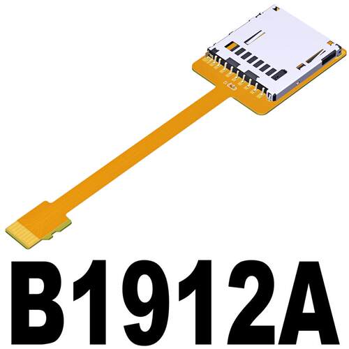 ADT工厂直销 micro SD TF延长线支持SDHC SDXC FPC软板读卡导航线