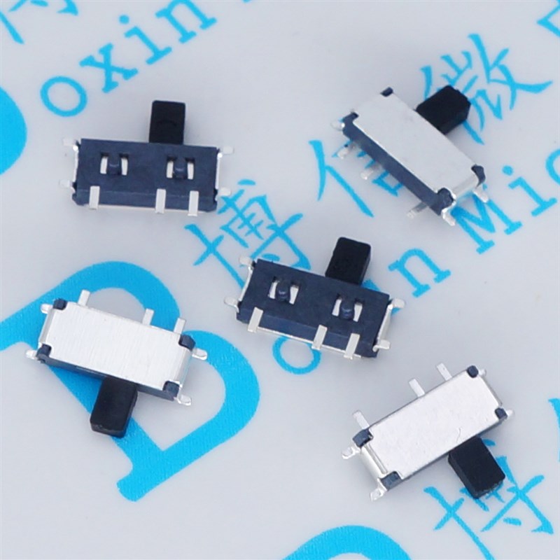 七脚柄 柄2.5MM MSK-12C02 电源开关 七脚拔动 7Pin 拨动开关