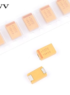 7343贴片钽电容D型100/220/330/470uf 10/16/25V107C227A337T447E