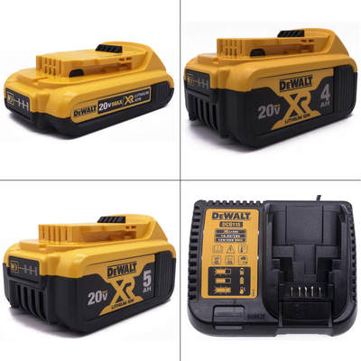 正品得伟DEWALT10.8V/12V/18V/20V/60V原装锂电池通用快速充电器