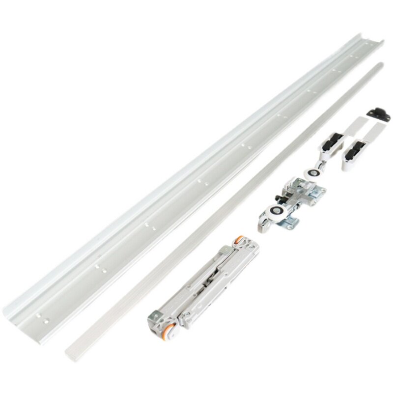 意大利SISCO隐形无轨道魔术门双缓冲幽灵门平移巴士直滑轮推拉门