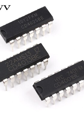 CD4001 HEF4002 4011 4012 4013 4023 4024 4025BE芯片直插贴片IC