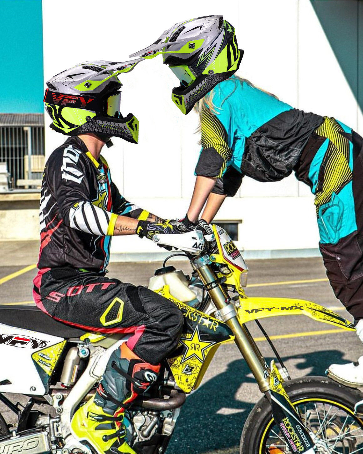 VFY摩托车头盔男女越野盔拉力赛车全盔四季摩旅林道通用骑行头盔