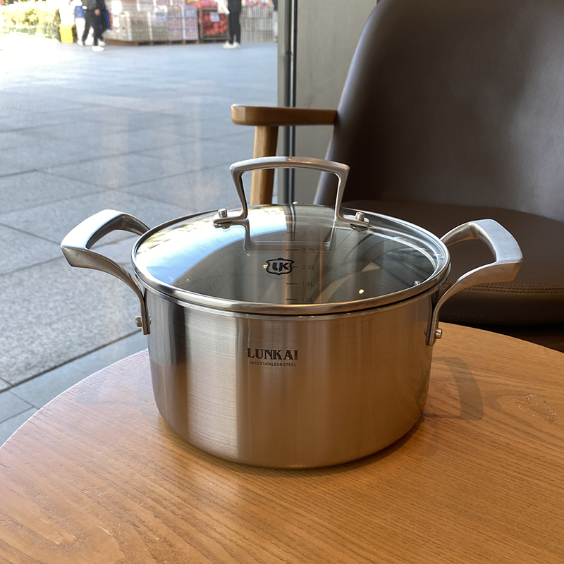 304不锈钢加厚复合底汤锅