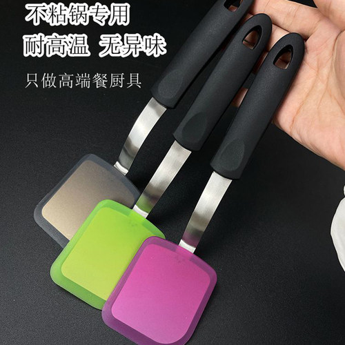 食品级硅胶锅铲防烫把手轻巧方便